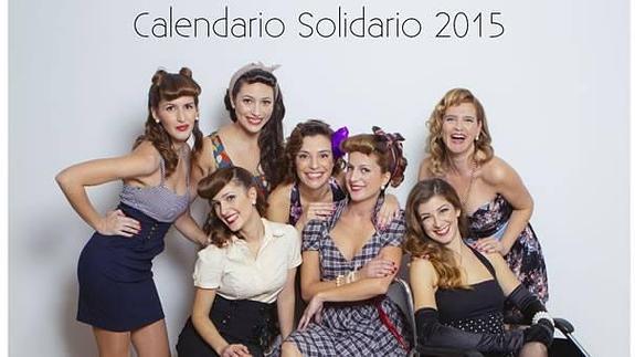 Foto del calendario solidario 2015 para la Asociación Valenciana de Esclerosis Lateral Amiotrófica.