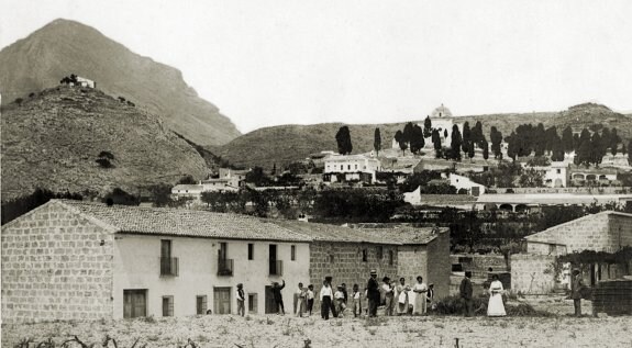 Xàbia, en una imagen de finales del siglo XIX.:: Foto cedida por la Fundación Cirne 