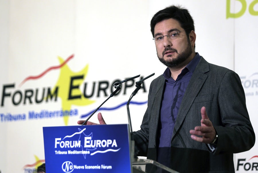 Ignacio Blanco hoy en el Forum Europa.