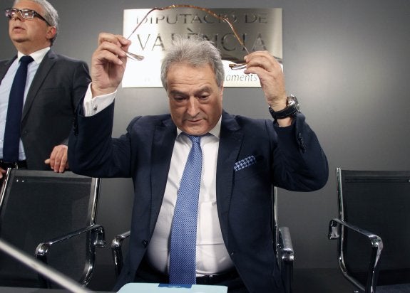 Alfonso Rus, junto a Juanjo Medina. :: irene marsilla