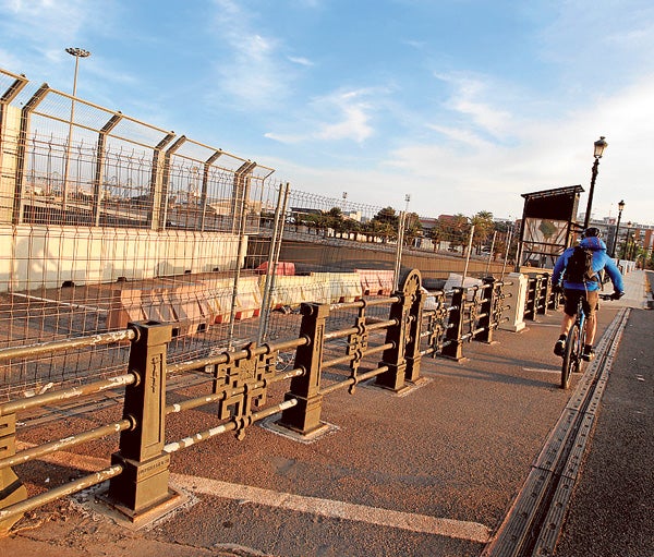 El acceso alternativo al recinto valenciano.