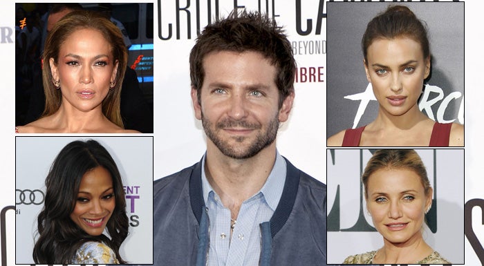 Bradley Cooper y sus parejas.