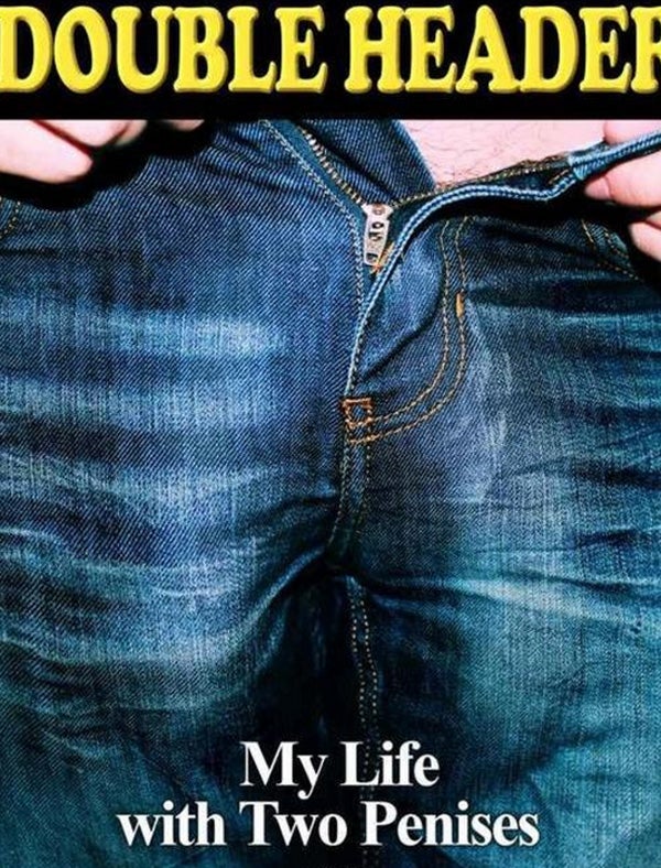 Portada del libro 'Double header: my life with two penises'.