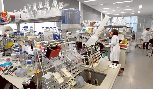 Uno de los laboratorios del Centro de Investigación Príncipe Felipe.