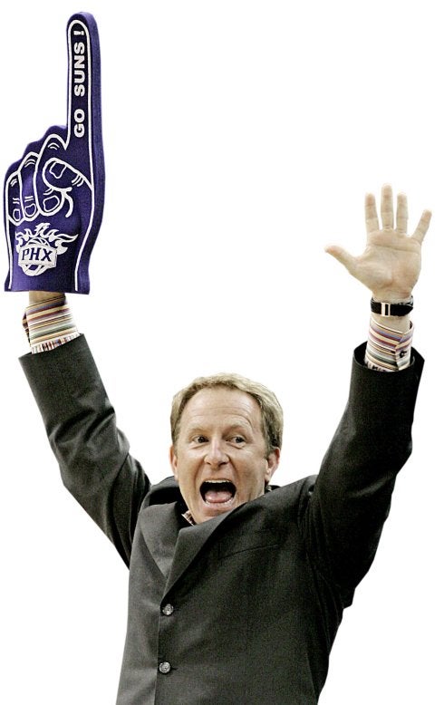 Robert Sarver, durante un partido de los Phoenix Suns.