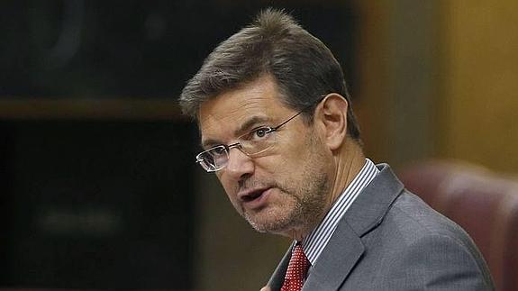 El ministro de Justicia, Rafael Catalá.