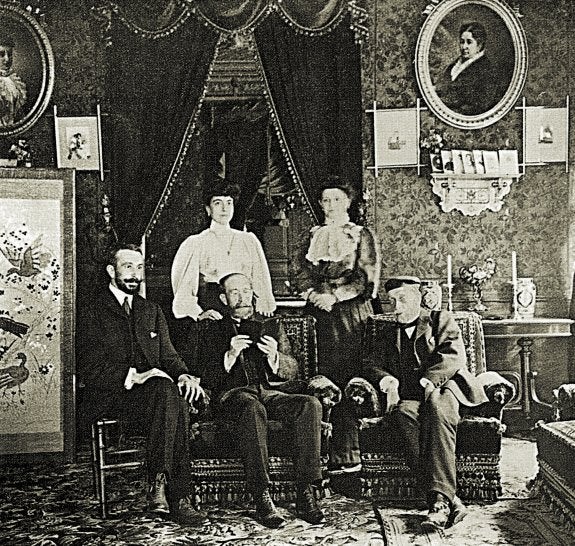 Tomás Trénor y su familia, hacia la década de 1870.:: LP