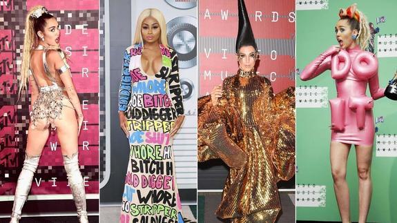 Los looks más extravagantes de los premios MTV.