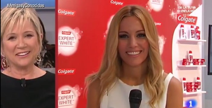 Inés Ballester y Edurne durante la entrevista para 'Amigas y conocidas'.