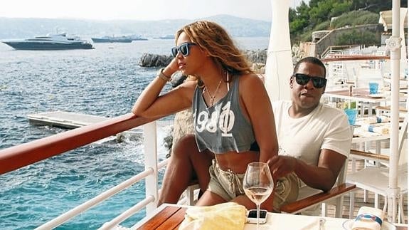 Beyoncé y Jay Z, en unas vacaciones anteriores.