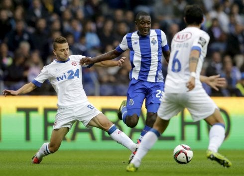 Imbula en un partido con el Oporto. 