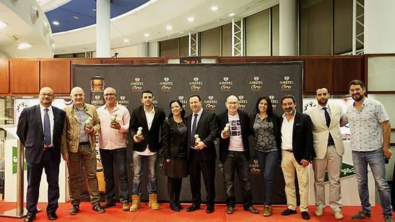 Los galardonados en los premios 'Cacau d'Or'.