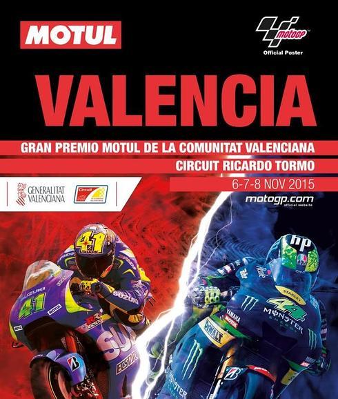 Cartel del Gran Premio Motul de la Comunitat 2015.