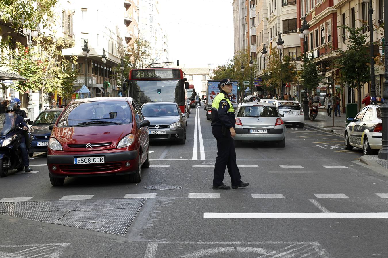 Desconcierto entre los conductores por los cambios de dirección en Barón de Cárcer