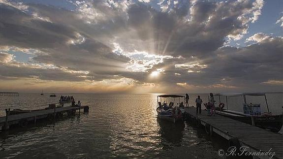 Uno de los atardeceres fotografiados por el cazador.