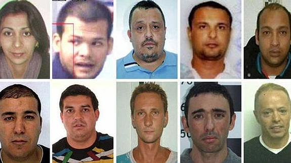 Los más buscados por la justicia