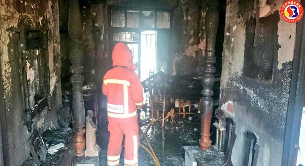 Fallece un hombre en el incendio de una vivienda en Montesa