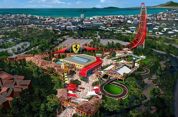 Así será Ferrari Land, el parque temático de la F-1 en Port Aventura