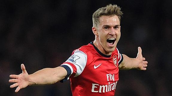 Aaron Ramsey, jugador del Arsenal.