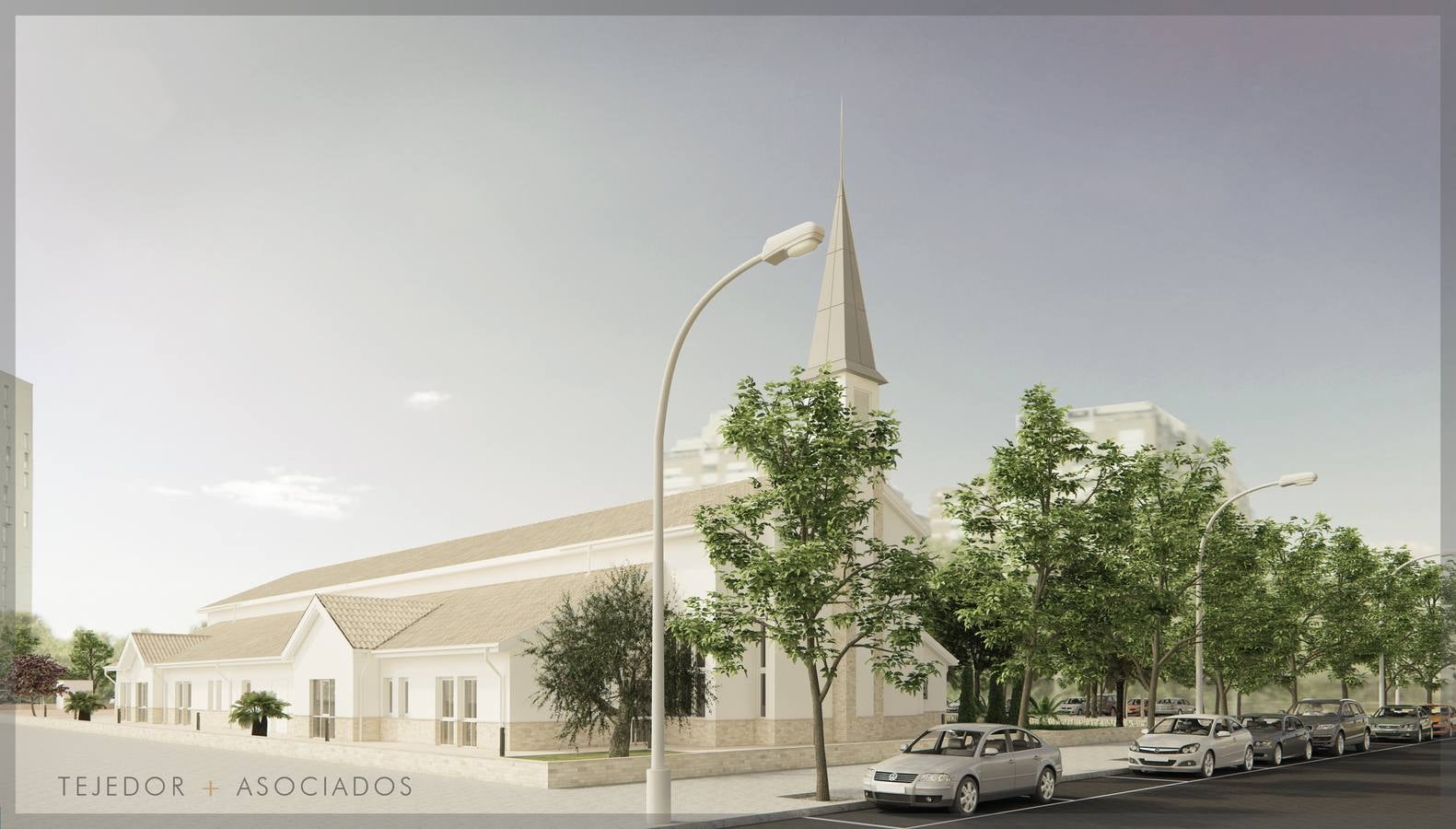 Los mormones empiezan a construir un templo junto a la Ciudad de la Justicia
