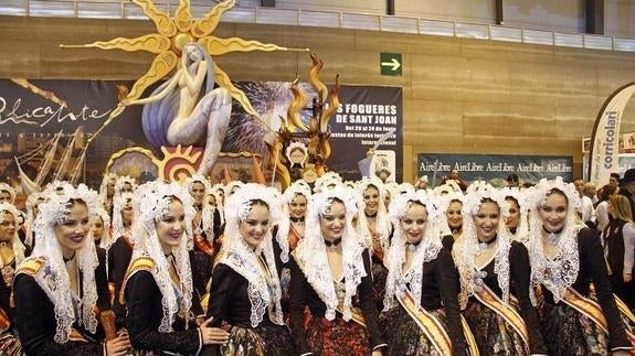 La Bellea del Foc comandó la expedición en Fitur, el año pasado.