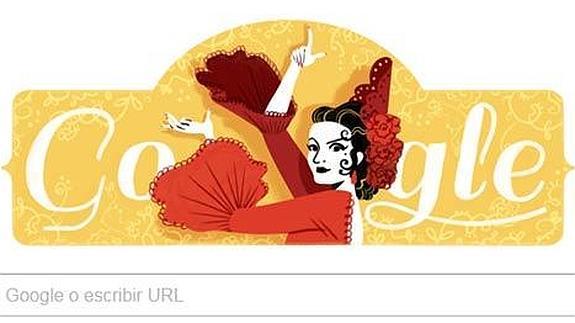 Lola Flores: Google conmemora el 93 aniversario de su nacimiento con un doodle