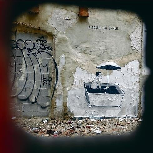 El arte de la valenciana Escif a golpe de grafiti en las calles de Bangkok