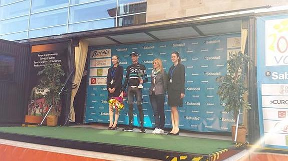 Wouter Poels, vencedor en Oropesa.