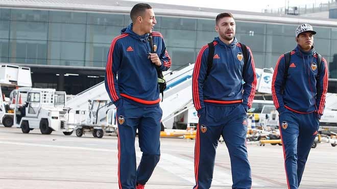 El Valencia, camino de Barcelona