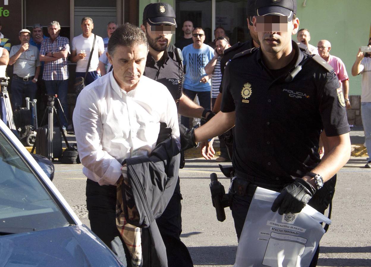 Castellano, cuando fue detenido