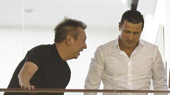 Peter Lim y Amadeo Salvo, el pasado verano.