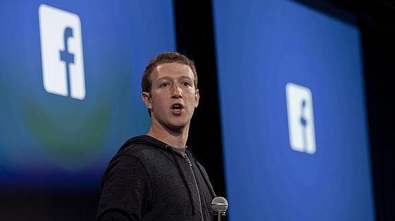 El confundador de Facebook, Mark Zuckerberg, en una conferencia en 2013 en California.