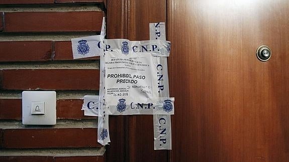 La vivienda de los dos fallecidos. 