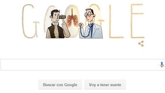 René Laënnec: el inventor del estetoscopio, nuevo doodle de Google