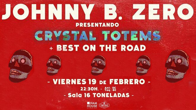 Johnny B. Zero presenta "Crystal Totems" en Valencia