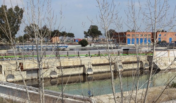 Depuradora de Pinedo, en una imagen de archivo. 