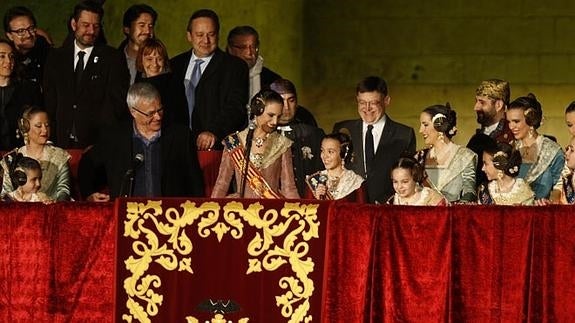 Sofía Soler, durante su intervención en la Crida.