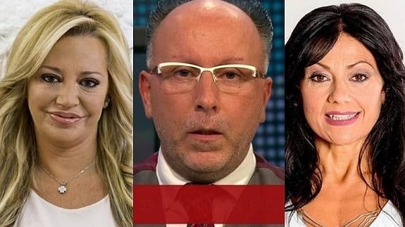 Belén Esteban, François Gallardo y Maite Galdeano.