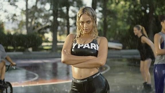 Beyoncé en el spot de Ivy Park.