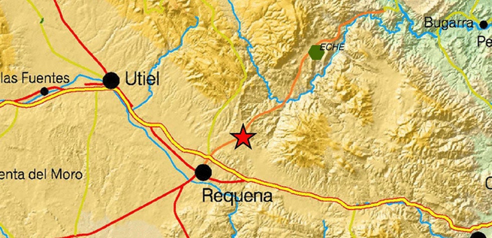 Dos terremotos se dejan notar en Utiel y Requena