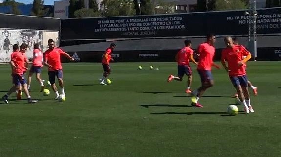 Feghouli vuelve a los entrenamientos. 