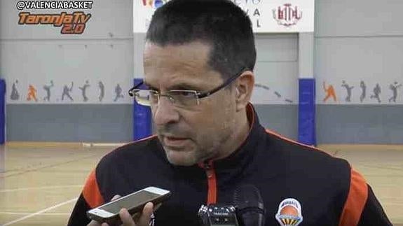 Pedro Martínez, entrenador del Valencia Basket.