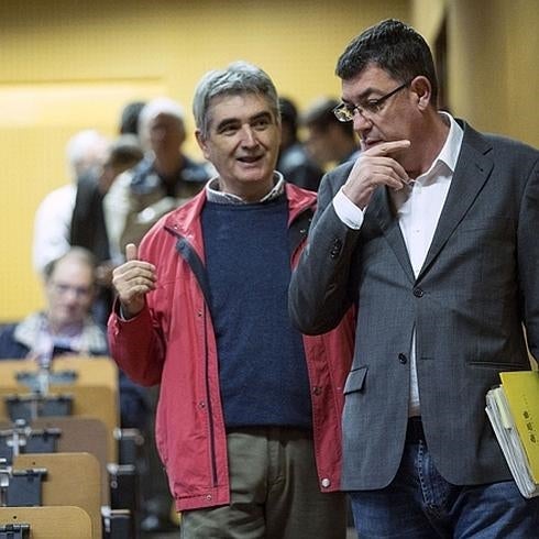 Enric Morera, en una reunión anterior del Consell Nacional del Bloc. 