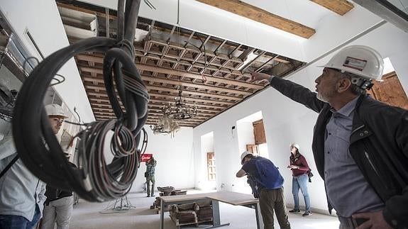 La restauración del Palacio del Temple acabará en marzo de 2017