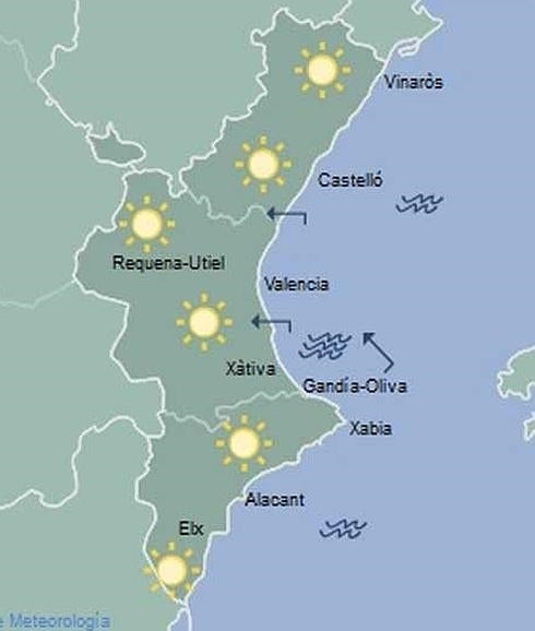 Previsión del tiempo para el fin de semana: Ambiente casi veraniego con riesgo de poniente el domingo