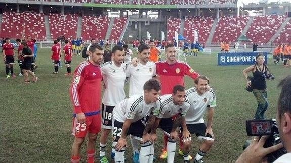 Albelda y Mendieta vuelven a jugar con el Valencia CF