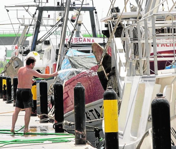 Los pescadores de Cullera lamentan caídas en los precios a niveles de los 80