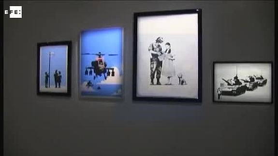 Roma expone la mayor muestra del artista urbano Banksy