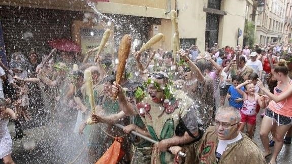 Celebración del Corpus en Valencia. 