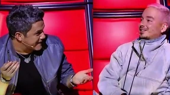 Alejandro Sanz y J. Balvin, coaches en 'La Voz' México.